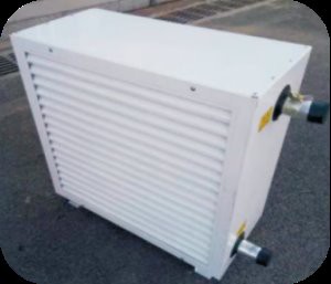 Vattenuppvärmningsfläkt